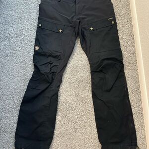 FjallRaven Men's Black Cargo Pants